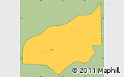 Savanna Style Simple Map of Haho, cropped outside