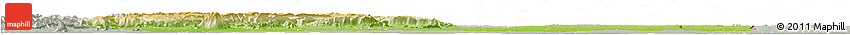 Physical Horizon Map of Plateaux, lighten, semi-desaturated