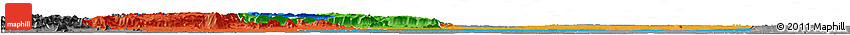 Political Horizon Map of Plateaux, desaturated
