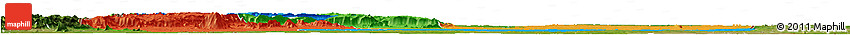 Political Horizon Map of Plateaux, satellite outside