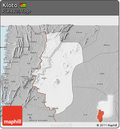 Gray 3D Map of Kloto