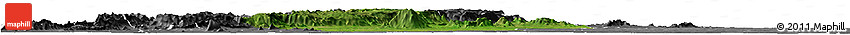 Satellite Horizon Map of Kloto, desaturated