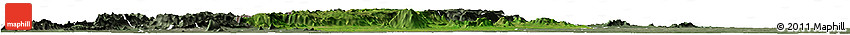 Satellite Horizon Map of Kloto, semi-desaturated
