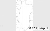 Blank Simple Map of Kloto, no labels