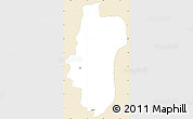 Classic Style Simple Map of Kloto, single color outside