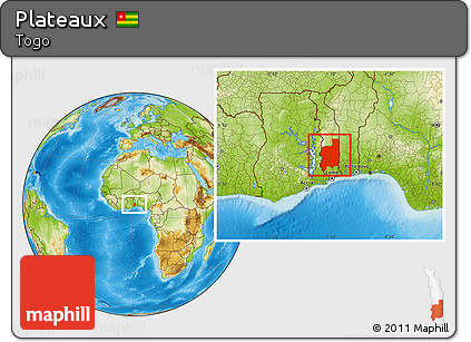 Physical Location Map of Plateaux