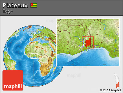 Physical Location Map of Plateaux