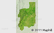 Satellite Map of Plateaux, lighten