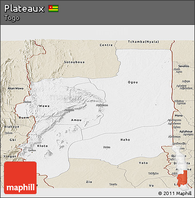 Classic Style Panoramic Map of Plateaux