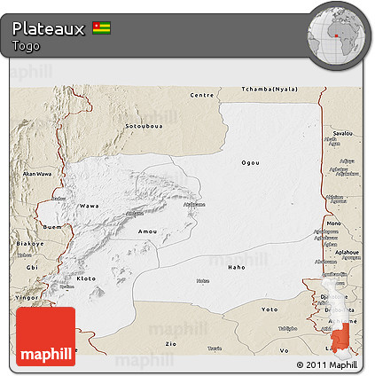 Classic Style Panoramic Map of Plateaux