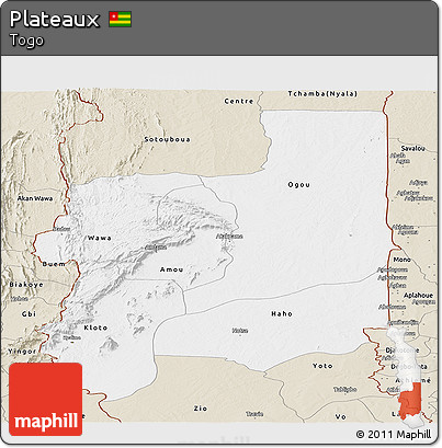 Classic Style Panoramic Map of Plateaux