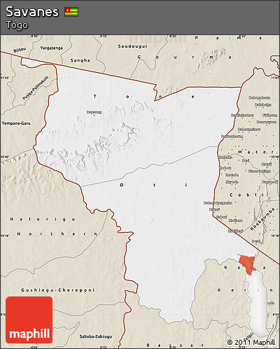 Classic Style Map of Savanes