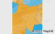 Political Shades Map of Savanes