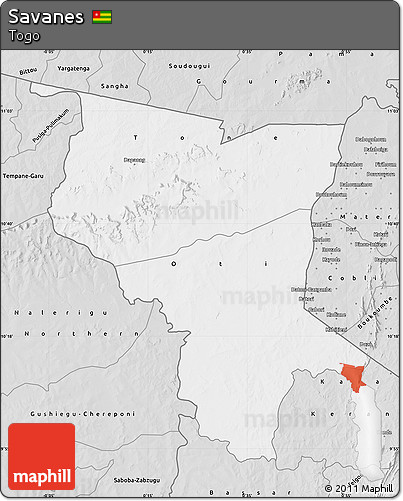 Silver Style Map of Savanes