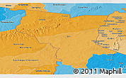 Political Shades Panoramic Map of Savanes