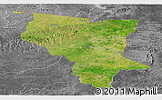 Satellite Panoramic Map of Savanes, desaturated