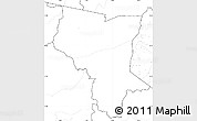Blank Simple Map of Savanes, no labels