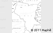 Blank Simple Map of Savanes