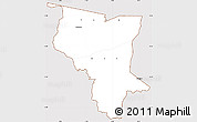 Classic Style Simple Map of Savanes, cropped outside