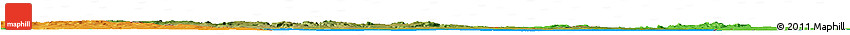 Satellite Horizon Map of Tone, political outside
