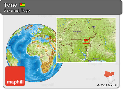 Physical Location Map of Tone