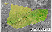 Satellite Map of Tone, desaturated