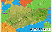 Satellite Map of Tone, political outside