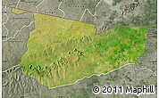 Satellite Map of Tone, semi-desaturated