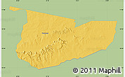 Savanna Style Map of Tone, single color outside