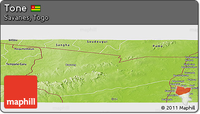 Physical Panoramic Map of Tone