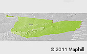 Physical Panoramic Map of Tone, lighten, desaturated