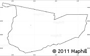 Blank Simple Map of Tone, cropped outside, no labels
