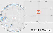 Gray Location Map of Tokelau, lighten, desaturated