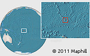 Satellite Location Map of Tokelau, lighten, semi-desaturated, land only