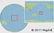 Savanna Style Location Map of Tokelau, within the entire continent