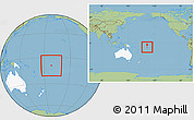 Savanna Style Location Map of Tokelau, highlighted continent, within the entire continent