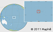 Savanna Style Location Map of Tokelau, highlighted continent