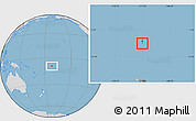 Savanna Style Location Map of Tokelau, lighten, desaturated, land only