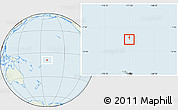 Savanna Style Location Map of Tokelau, lighten