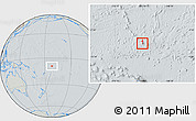 Savanna Style Location Map of Tokelau, lighten, semi-desaturated, hill shading