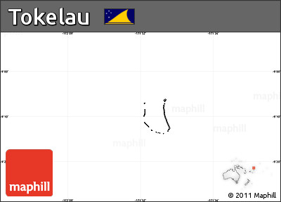 Blank Simple Map of Tokelau