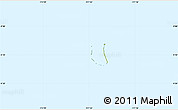 Flag Simple Map of Tokelau, single color outside, borders and labels, flag centered