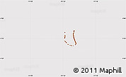 Political Simple Map of Tokelau, cropped outside
