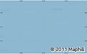 Savanna Style Simple Map of Tokelau, single color outside