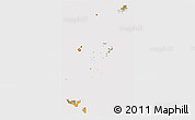 Political Shades 3D Map of Tonga, cropped outside