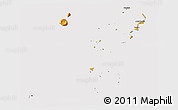 Political 3D Map of Ha'apai, cropped outside