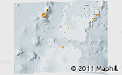 Political 3D Map of Ha'apai, lighten, semi-desaturated