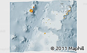Political 3D Map of Ha'apai, semi-desaturated