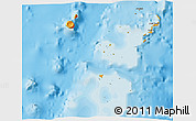Political 3D Map of Ha'apai, single color outside