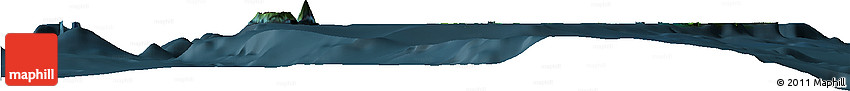 Satellite Horizon Map of Ha'apai, darken